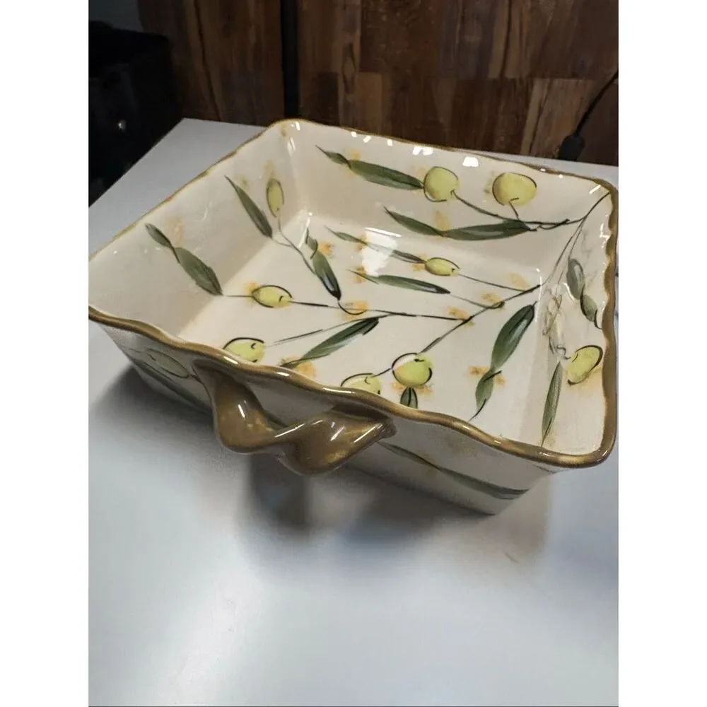 Temp-tations Napoli Casserole Dish Set with wire rack
